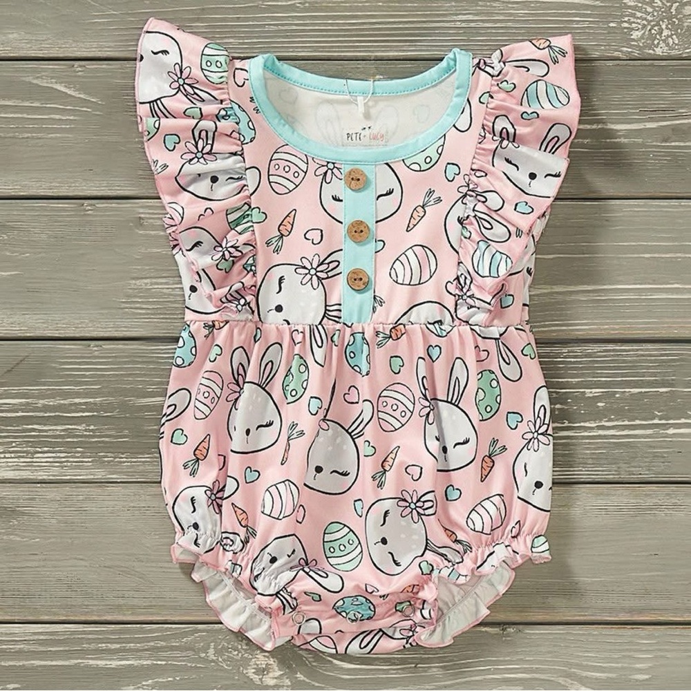 Easter Bunny Hop Romper